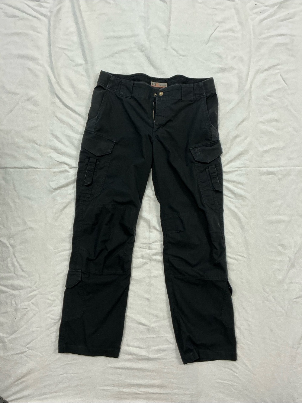 5.11 Tactical Black Cargo Pants with Multiple Utility Pockets